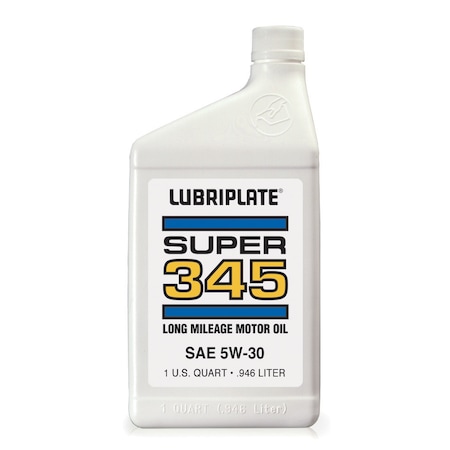 Lubriplate Motor Oil, 1 qt, Amber, 12 PK L0732-054
